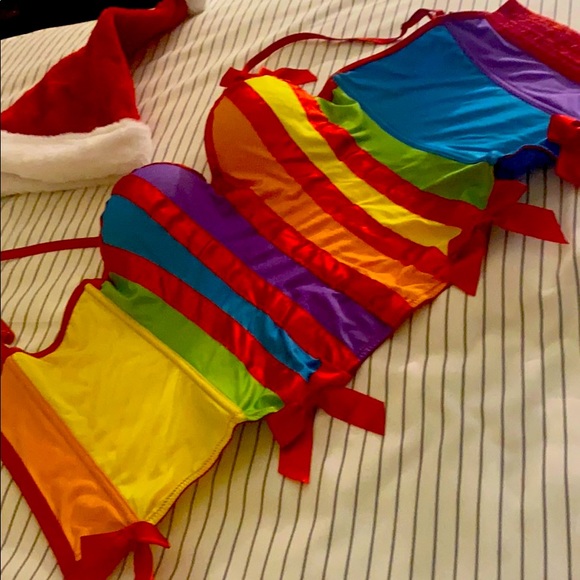 Party colorful sexy lingerie top - Picture 2 of 4